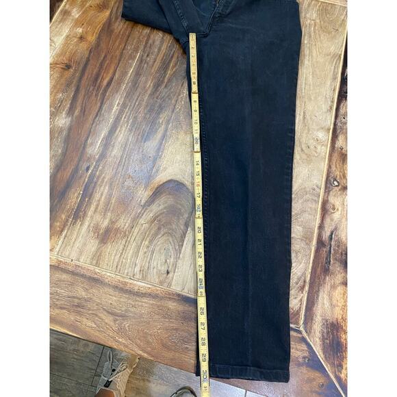 Vintage Levi's 550 Black Relaxed Fit Denim Tapered Leg Jeans Size 10 - Picture 3 of 4
